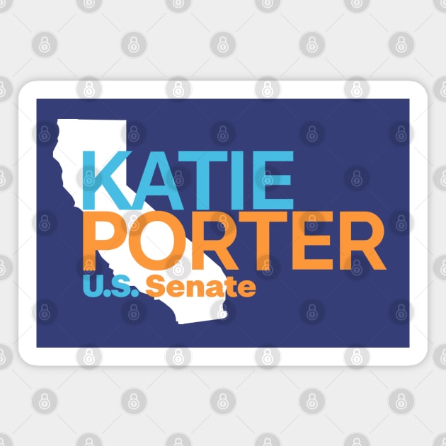 Katie Porter Senate 2024 Election | California Political Magnet by BlueWaveTshirts